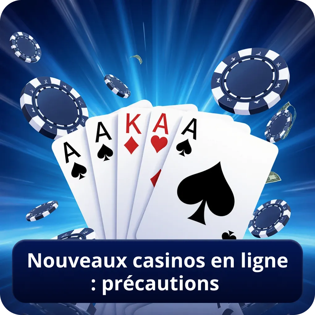 Nouveaux casinos en ligne : précautions